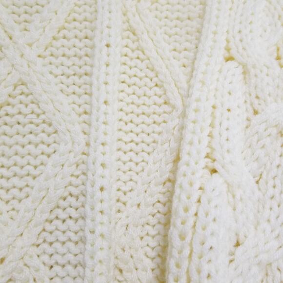 Vintage Blake & Manley Cable Knit Sweater Crew Neck Acrylic No Size Tag - Picture 3 of 10